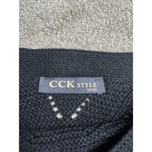 CCK Style Women’s Size M Black Pullover Sweater Fish‎ Tail - Picture 4 of 9
